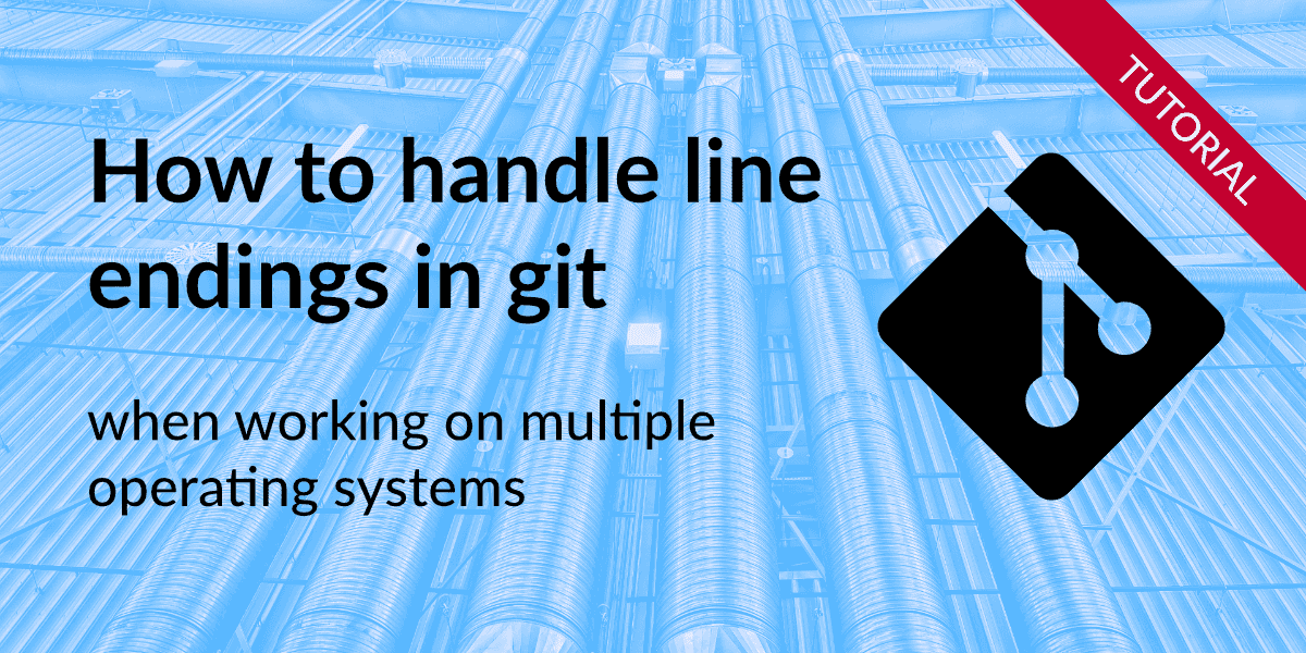 How to handle line endings in git