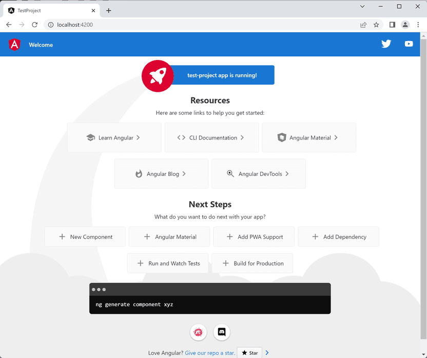 Preview your Angular app locally