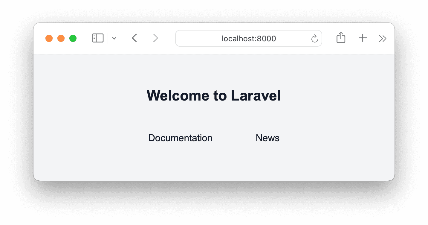 New Laravel project