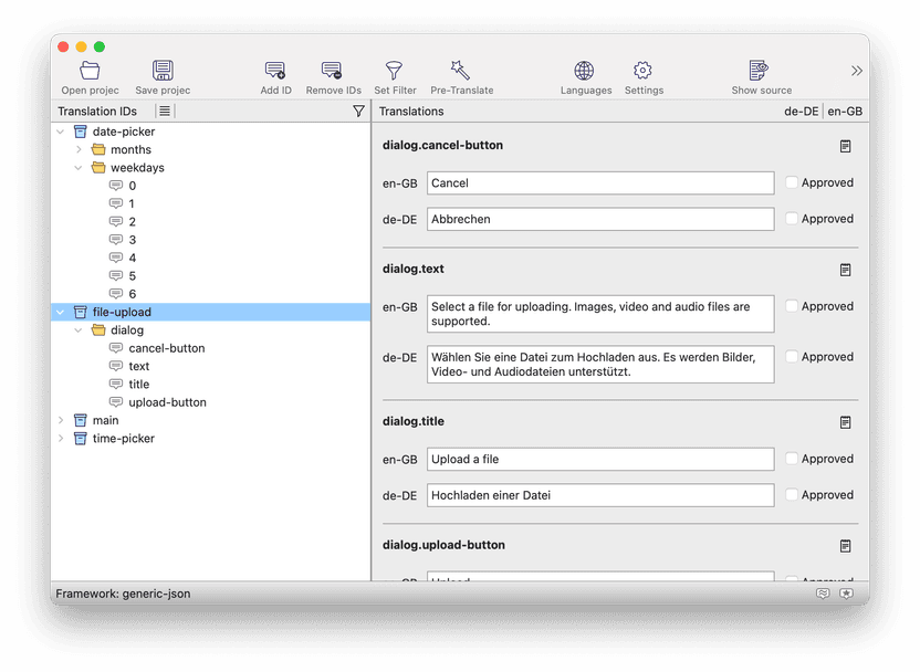 Multi language file support in BabelEdit4