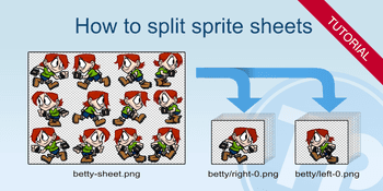 How to split sprite sheets into individual sprites