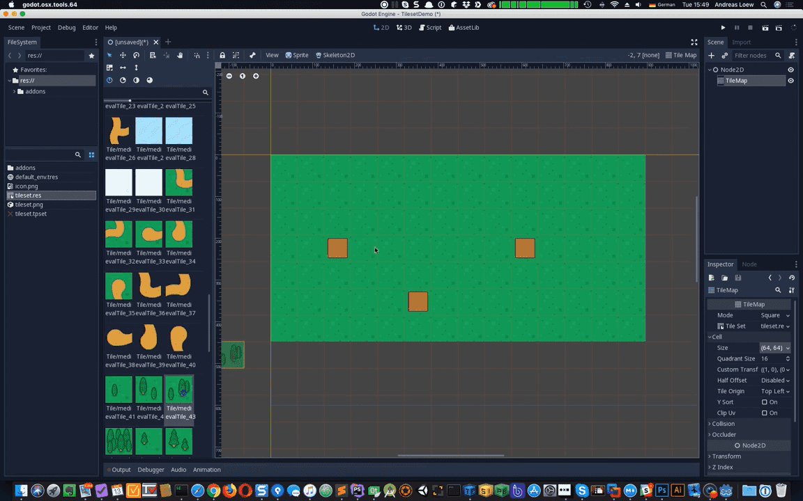 Godot 3: Creating tile sets the easy way