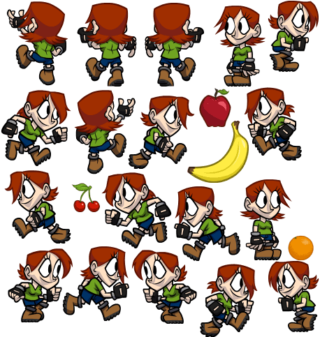 An optimized sprite sheet