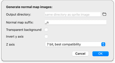 SpriteIlluminator: Export normal maps for game engines