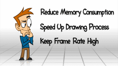 What is a sprite sheet? Summary of the video: Increasing performance, reducing memory.